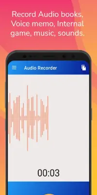 Internal Audio Recorder android App screenshot 1